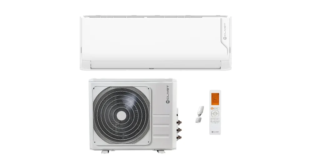 Legnépszerűbb CLIVET CRISTALLO 2 35 89682313 / 89682321 oldalfali split klíma (3.5 kW)