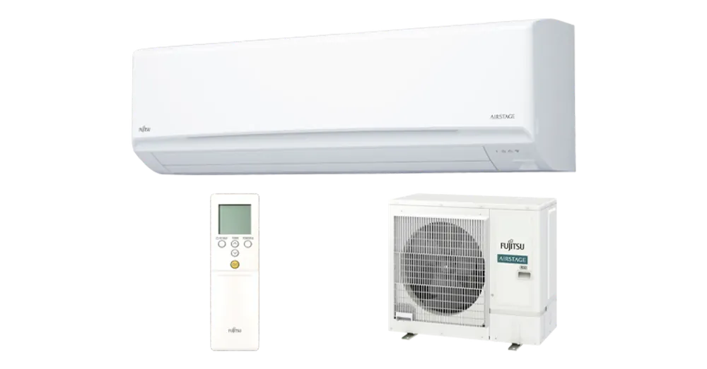 Fujitsu Standard AIRSTAGE ASEH30KMTB/AOEH30KMTB oldalfali split klíma (8 kW) Végkiárusítás