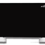 Szezonális akció Fisher Design Fan-Coil FFP-SLIM-650L2V-B parapet/mennyezeti fan-coil, fekete (2.65 kW)