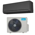 Prémium Midea Solstice SOL-18-BL-SP oldalfali split klíma, Fekete (5.3 kW)