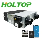 Utolsó esély HOLTOP Eco-Smart Pro Plus XHBQ-D3.5 DMTHC központi hővisszanyerős szellőztető entalpia hőcserélővel, LCD kijelzős vezérléssel, WiFi-vel