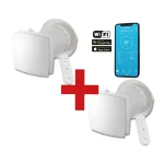 HOLTOP/AIRWOODS AV-TTW6-W egyhelyiséges hővisszanyerős szellőztető (2 db) automata zsaluval, WiFi csatlakozással Olcsó