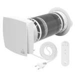 Gyors szállítás HOLTOP/AIRWOODS AV-TTW6-W egyhelyiséges hővisszanyerős szellőztető automata zsaluval, WiFi csatlakozással