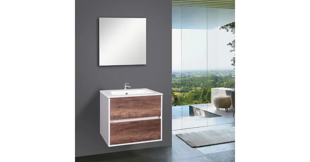 Korlátozott ajánlat Wellis Ginger 60 2 fiókos mosdószekrény 59x45x55 cm