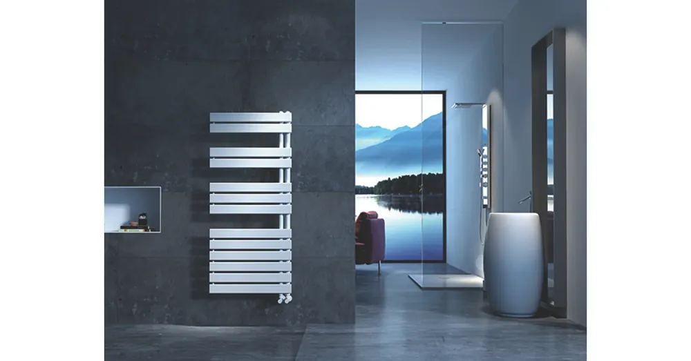 Kedvezmény Arezzo Horizont White 1355x550 törölközőszárítós radiátor AR-HW13555