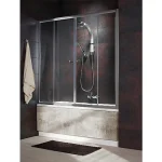 Expressz kézbesítés Radaway Vesta DWD kádparaván Króm, 160x150 cm, Átlátszó 203160-01