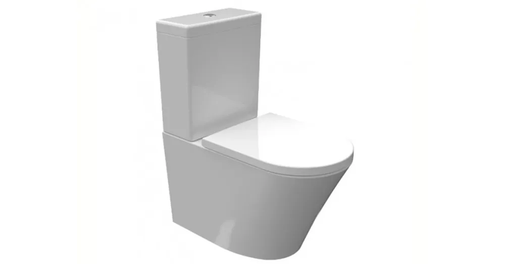 AREZZO Design Indiana kombi wc Rimless rövid AR-102BR Biztonságos fizetés