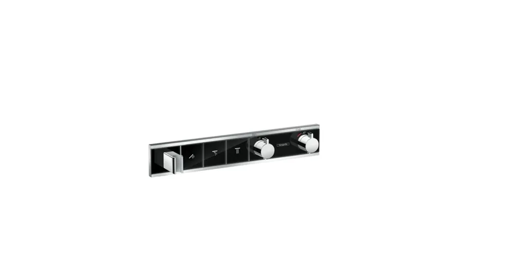 Hansgrohe RainSelect zuhanycsaptelep színkészlet 3 fogyasztóhoz fekete/króm 15356600 Exkluzív ajánlat