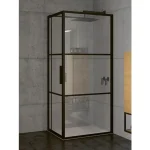 Riho Grid Cubicle XL GB203 110x80 cm zuhanykabin, fekete G004016121 Biztonságos fizetés