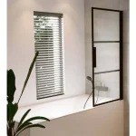 Prémium Riho Grid GB501 80 cm kádparaván, fekete jobbos G004047121