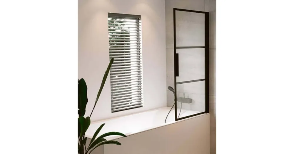 Prémium Riho Grid GB501 80 cm kádparaván, fekete jobbos G004047121