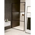 Alacsony ár Riho Grid GB101 80 cm zuhanyajtó, fekete G004001121