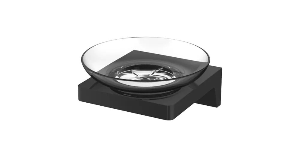 Wellis Mamba szappantartó, matt fekete WE00111 Különleges ajánlat