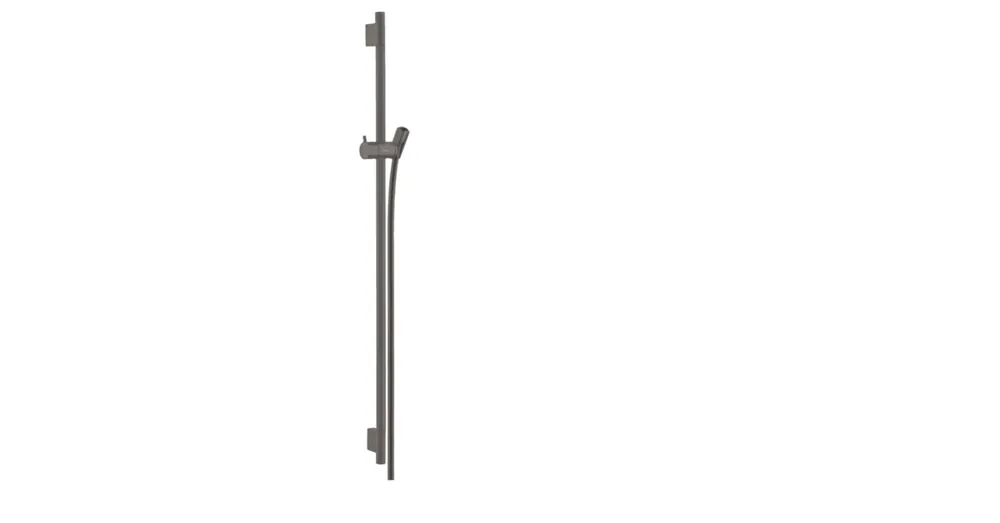 Hansgrohe Unica Zuhanyrúd S Puro 90 cm-es zuhanycsővel, szálcsiszolt fekete/króm 28631340 Expressz kézbesítés