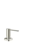 Vedd meg online Hansgrohe A71 folyékony szappan és mosogatószer adagoló, rozsdamentes acél hatású 40468800