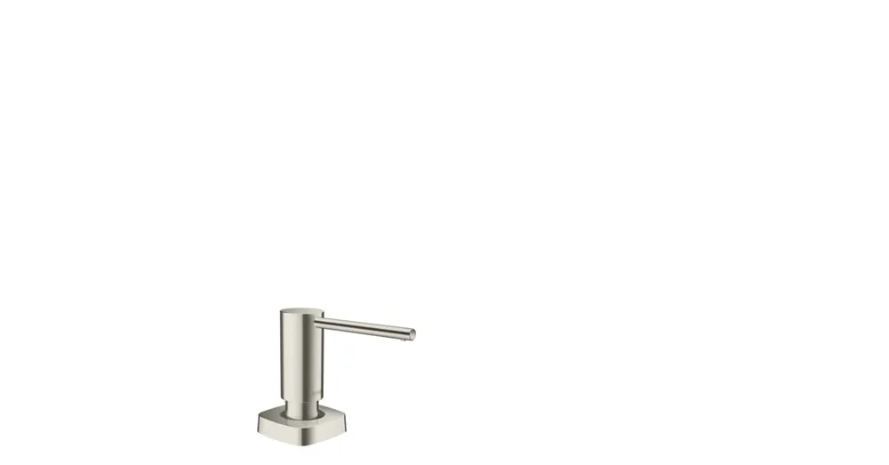 Vedd meg online Hansgrohe A71 folyékony szappan és mosogatószer adagoló, rozsdamentes acél hatású 40468800
