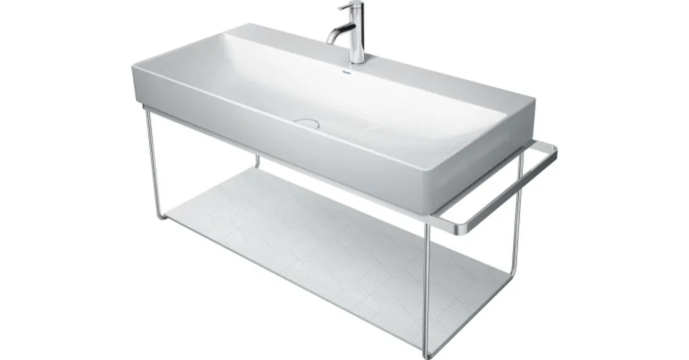 Duravit DuraSquare 100-as mosdóhoz fali fém állvány, króm 0031041000 Rendeld meg most
