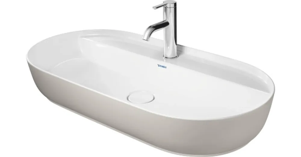 Biztonságos fizetés Duravit Luv 80x40 cm ráültethető mosdó, szatén homok 0380802100