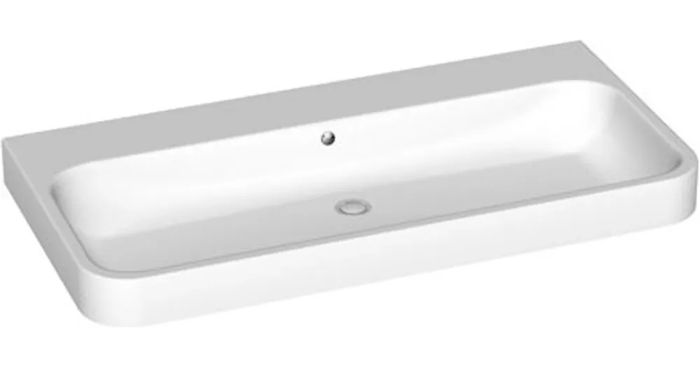 Duravit Happy D.2 100x50,5 cm bútorral aláépíthető mosdó csaplyuk nélkül 2318100060 Akciós ár