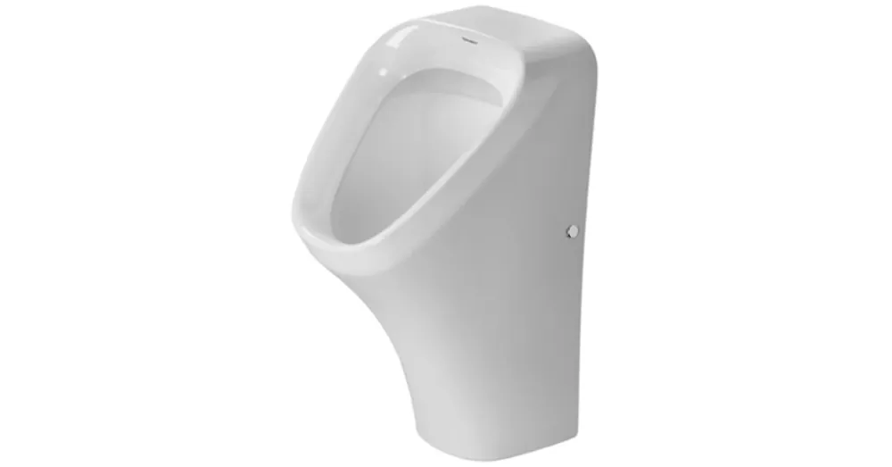 Végkiárusítás Duravit Durastyle hátsó vízbekötésű piszoár HygieneGlaze felület légymatricával 2804302007