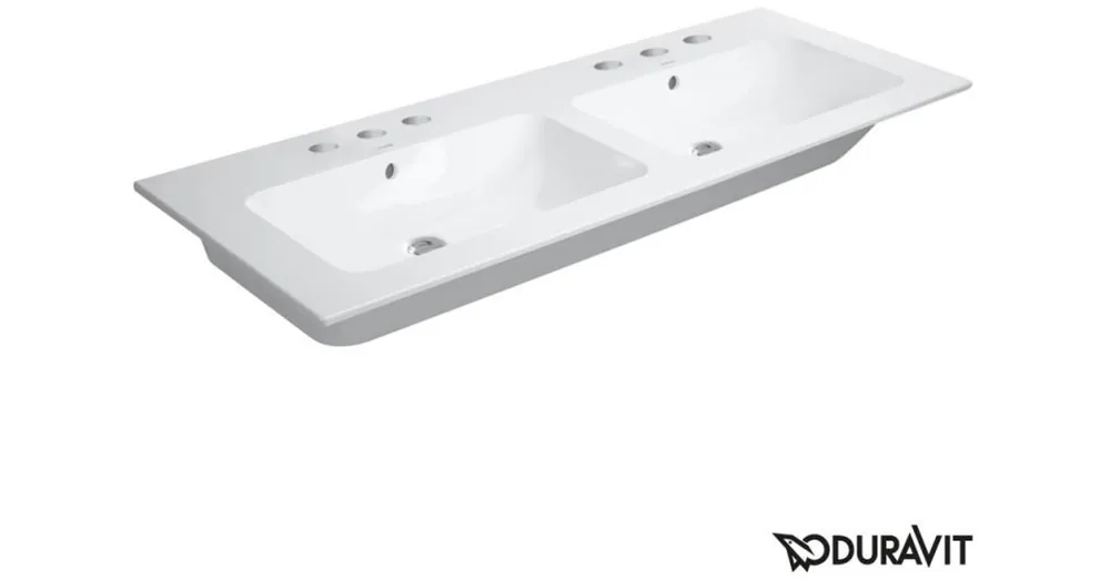 Ne maradj le Duravit ME by Starck 130x49 cm mosdó három csaplyukkal 2336130030