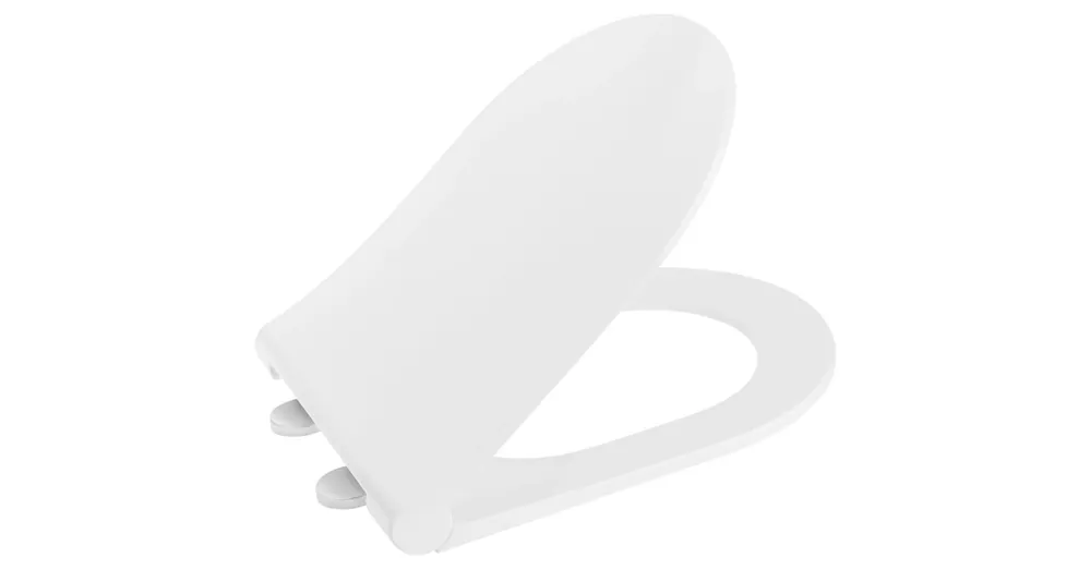 Sapho AVVA SLIM WC-ülőke, soft close, króm/fehér (100787) Kihagyhatatlan ajánlat