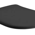 Ajánlat Sapho KERASAN NOLITA SLIM WC-ülőke, Soft Close, duroplast, matt fekete (539131)