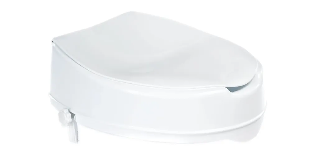 Prémium Sapho RIDDER Magasított WC-ülőke, kapaszkodó nélkül, 10cm, fehér (A0071001)