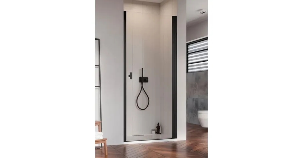 Olcsóbb Radaway Nes Black DWJ I 100 cm-es fekete zuhanyajtó, jobbos 10026100-54-01R