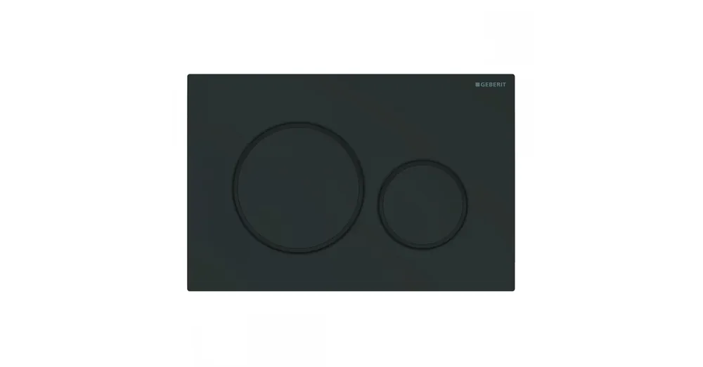 Geberit Sigma 20 nyomólap matt fekete, easy-to-clean bevonattal, fekete 115.882.16.1 Végkiárusítás