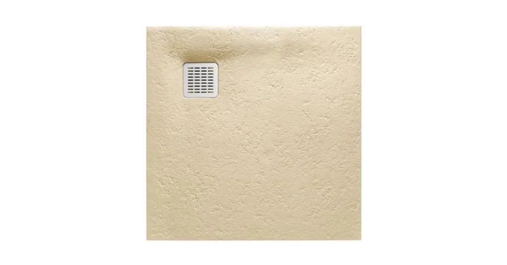 Roca Terran extra lapos műgyanta zuhanytálca, csúszásgátló felülettel 900 x 900 x 26 Krémszínű - AP0338438401500 Exkluzív ajánlat