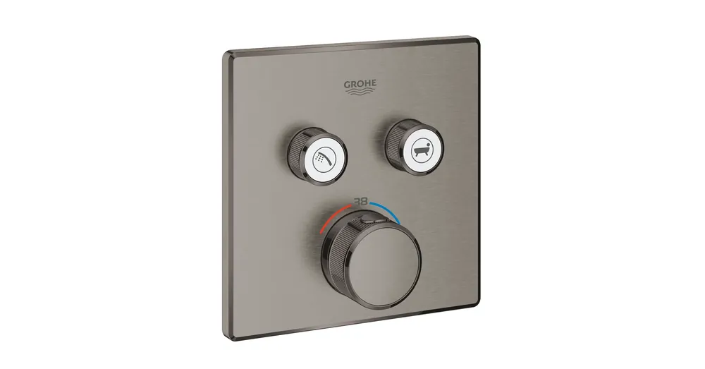 Grohe Grohtherm SmartControl Termosztát falsík mögötti telepítéshez, 2 fogyasztóra 29124AL0 Exkluzív ajánlat