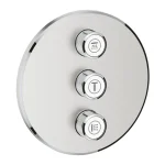 Vásárlói kedvenc Grohe Grohtherm SmartControl Háromszoros vízmennyiségszabályzó színkészlet 29122DC0