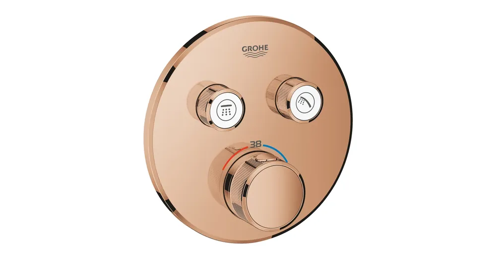 Grohe Grohtherm SmartControl Termosztát falsík mögötti telepítéshez, 2 fogyasztóra 29119DA0 Utolsó esély