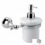 Bestseller Bugnatese COMPLEMENTI Fali folyékonyadagoló fehér porcelán betéttel króm színben 25804