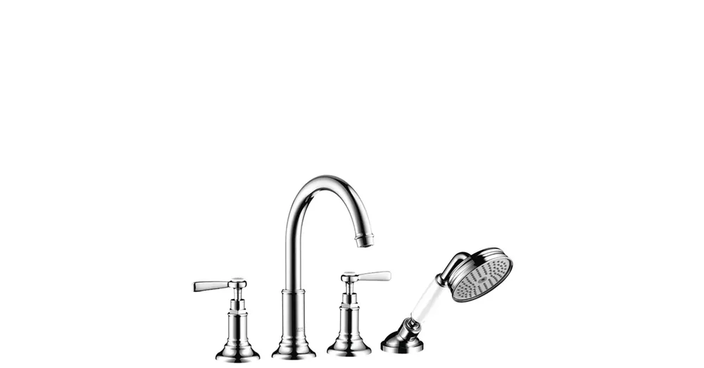 Akció Hansgrohe Axor Montreux 4-lyukú peremre szerelhető kádcsaptelep, króm 16550 000 (16550000)
