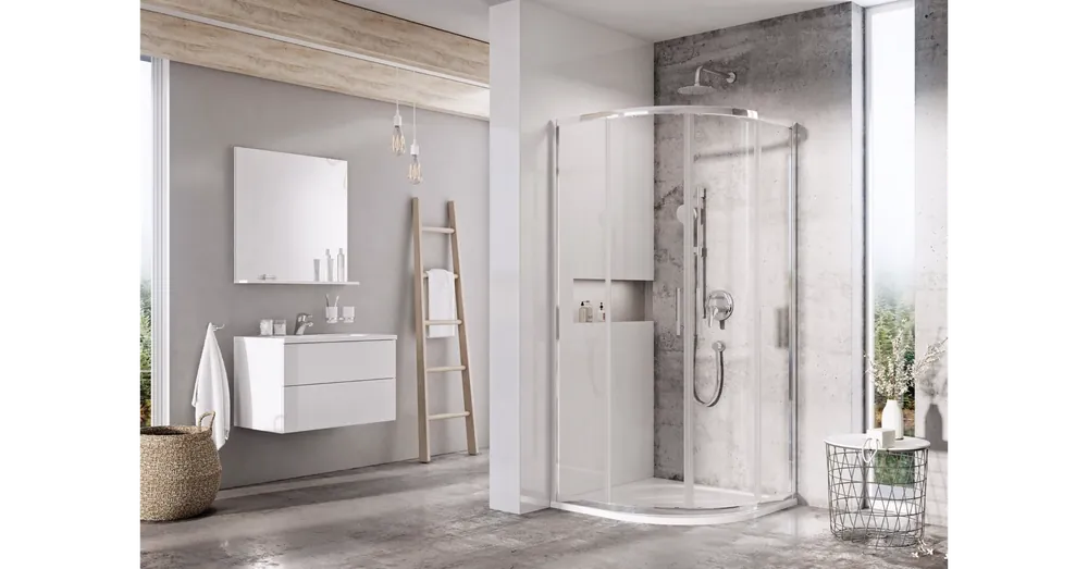 Ravak Blix BLSCP4-90 krómhatású zuhanykabin +Transparent - X3BM70C00Z1 Outlet