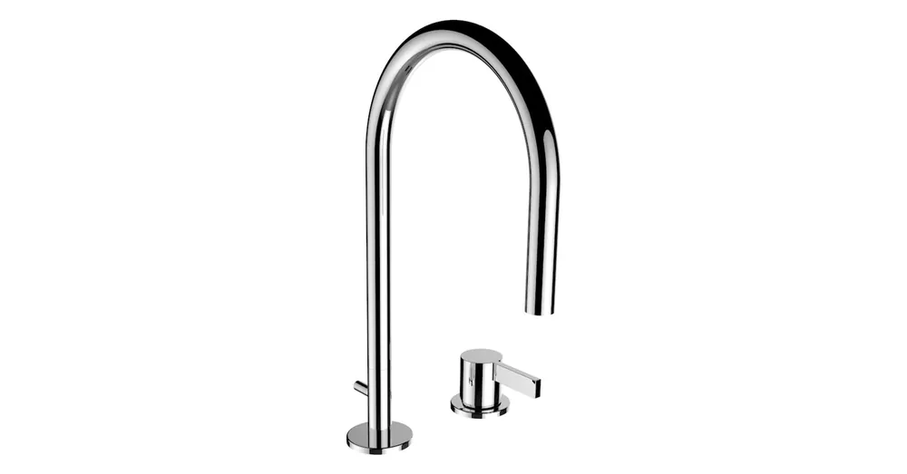 Végkiárusítás LAUFEN KARTELL BY LAUFEN 2 csaplyukhoz mosdó keverő csaptelep H3113320042211