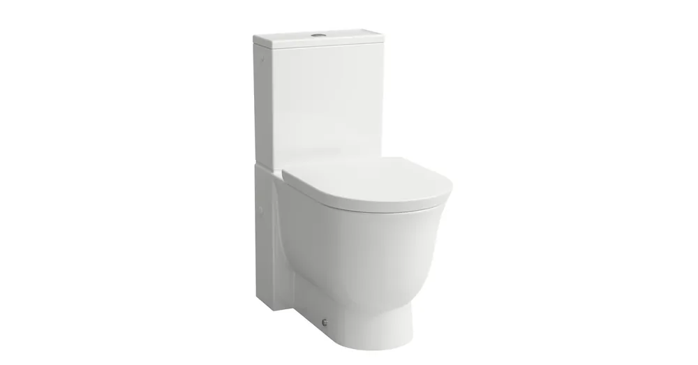 LAUFEN THE NEW CLASSIC Álló kombi-WC, mélyöblítésű, perem nélküli, Fehér H8248580000001 Bestseller