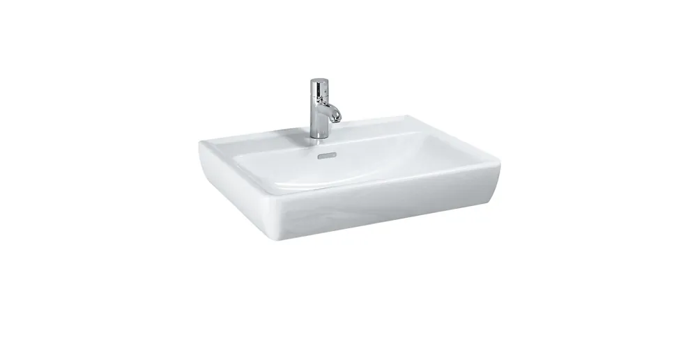 LAUFEN PRO Mosdó egy csaplyuk, középen , Fehér H8189520001041 Kiárusítás
