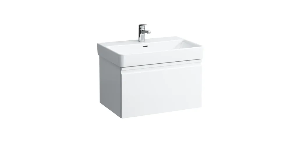 LAUFEN PRO S Mosdó egy csaplyuk, középen , Fehér H8109670001041 Expressz szállítás