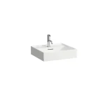 Azonnal elérhető LAUFEN KARTELL BY LAUFEN Mosdó egy csaplyuk, középen , Matt fehér H8103327571041
