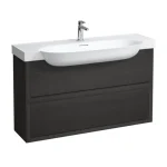 Akciós ár LAUFEN THE NEW CLASSIC Alsószekrény, 2 fiók, 813858 mosdóhoz, Feketedett tölgy 120X67.5X31.5 - H4060520856281