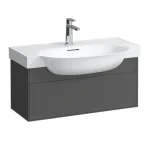 Azonnali szállítás LAUFEN THE NEW CLASSIC Alsószekrény, 1 fiók, alsószekrényre illeszthető 813855 mosdóhoz, Traffic Grey 80X34.5X31.5 - H4060410856271