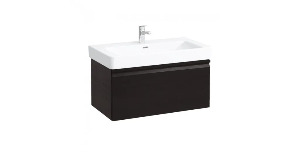 LAUFEN PRO S Alsószekrény és finoman záródó mechanizmussal, 813965 tip. mosdóhoz, 1 fiókkal, Wenge 81X39X45 - H4835010964231 Legjobb ár