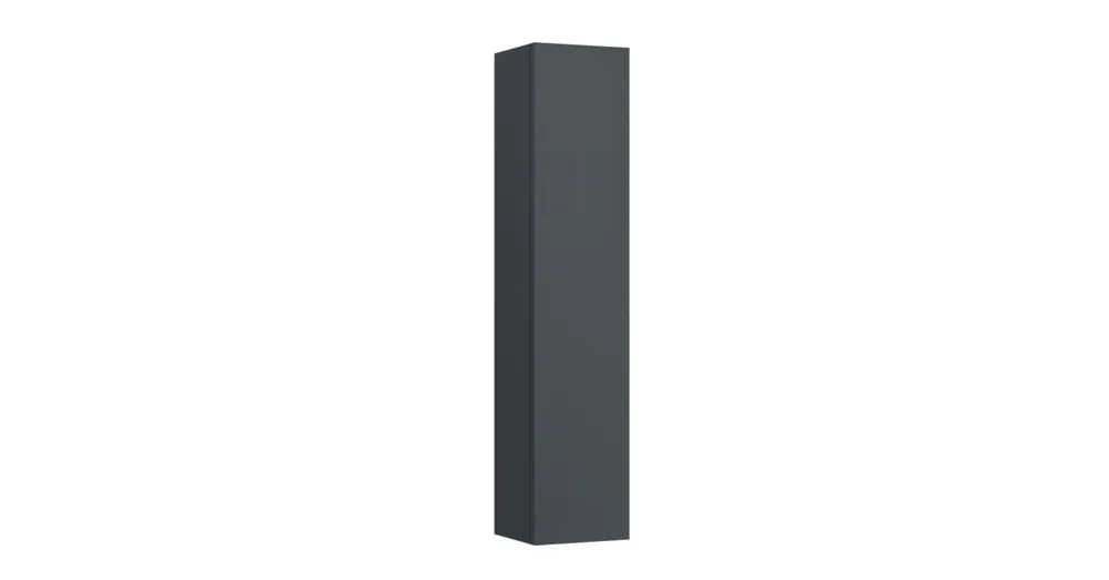 Expressz kézbesítés LAUFEN KARTELL BY LAUFEN Magas szekrény 1 ajtóval, jobb oldali zsanérral, 4 üvegpolccal, Pala szürke 35X165X33.5 - H4082880336421