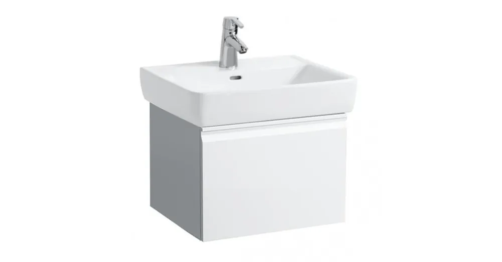 Vásárlói kedvenc LAUFEN PRO Alsószekrény, 1 fiókkal, 818952 tip. mosdóhoz, belső fiókkal, Fényes fehér 52X39X45 - H4830340954751