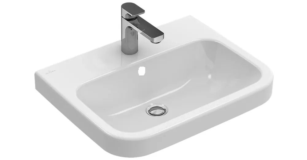 Villeroy & Boch Architectura 55x47 cm mosdó, túlfolyó nélkül CeramicPlus bevonattal 4188 56 R1 (418856R1) Legnépszerűbb