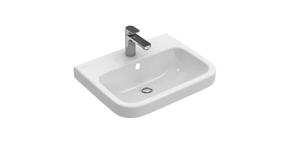 Exkluzív ajánlat Villeroy & Boch Architectura 65x47 cm mosdó, túlfolyó nélkül, CeramicPlus bevonattal 4188 66 R1 (418866R1)