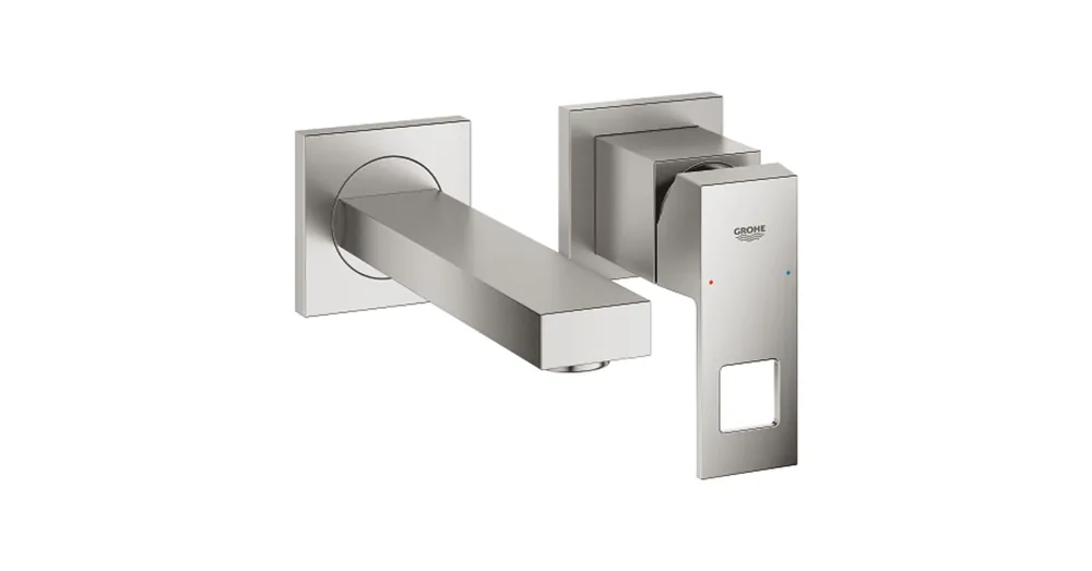 GROHE Eurocube 2-lyukas mosdócsaptelep S-es méret, matt szuperacél 19895DC0 Utolsó esély